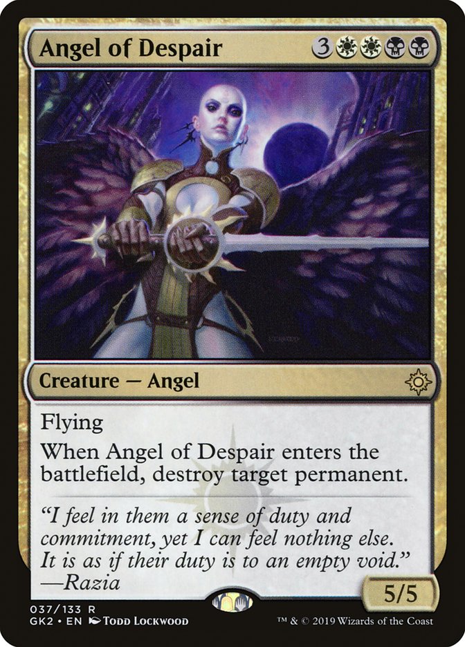 {R} Angel of Despair [Ravnica Allegiance Guild Kit][GK2 037]