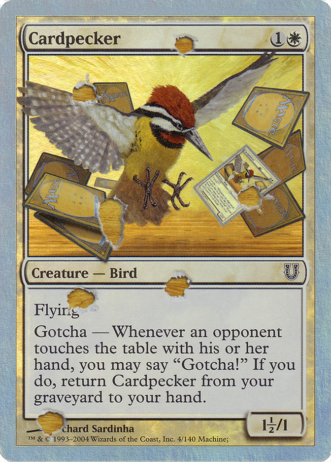 {C} Cardpecker (Alternate Foil) [Unhinged][AA UNH 004]