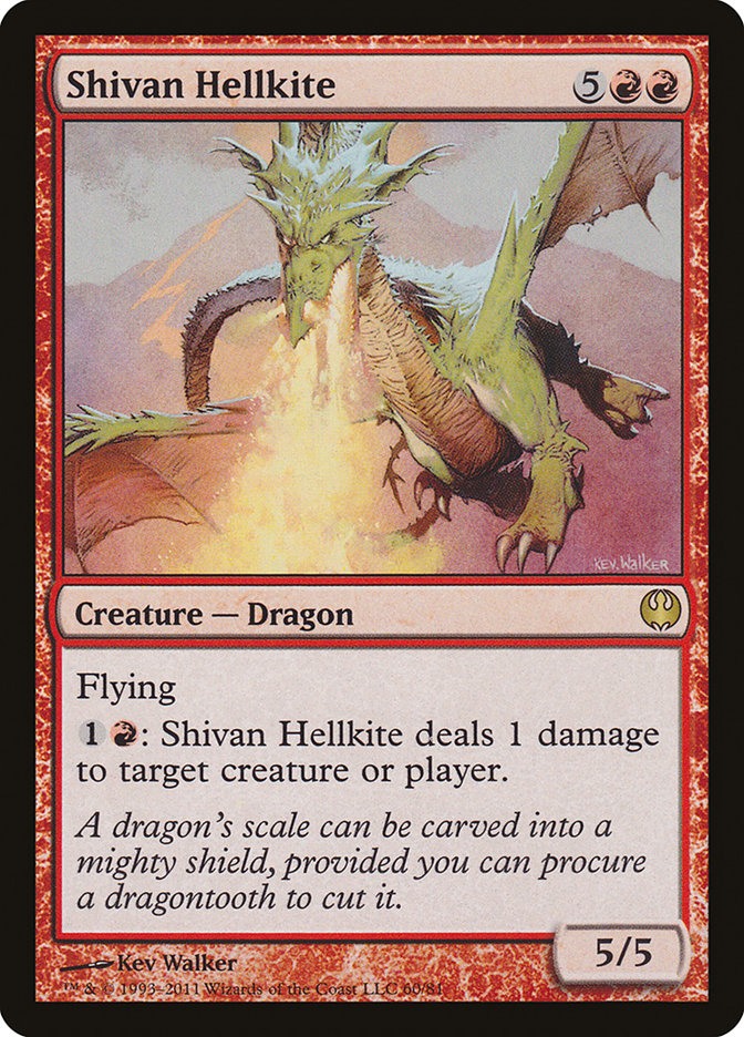 {R} Shivan Hellkite [Duel Decks: Knights vs. Dragons][DDG 060]