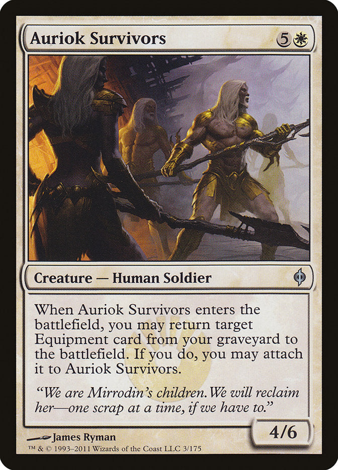 {C} Auriok Survivors [New Phyrexia][NPH 003]