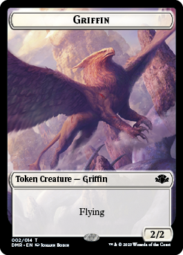 {T} Insect // Griffin Double-Sided Token [Dominaria Remastered Tokens][TDMR 10//2]