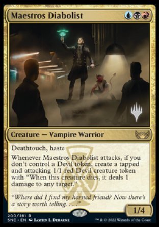 {@R} Maestros Diabolist (Promo Pack) [Streets of New Capenna Promos][PP SNC 200]