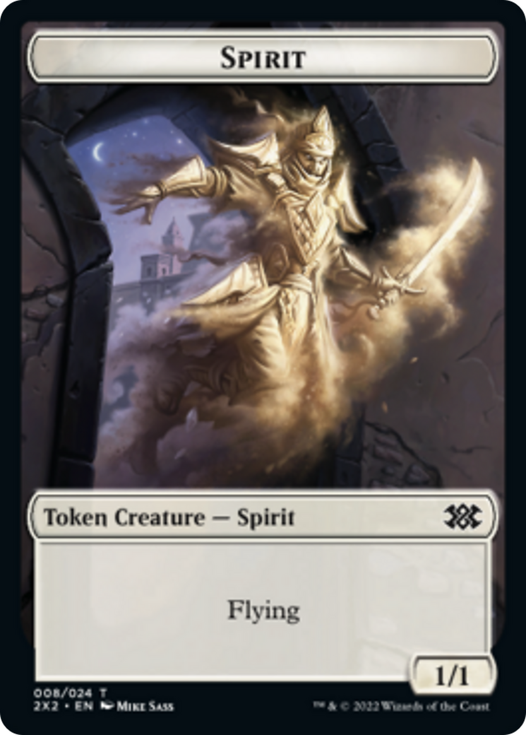 {T} Bear // Spirit Double-sided Token [Double Masters 2022 Tokens][T2X2 14//8]