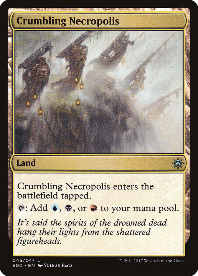 {C} Crumbling Necropolis [Explorers of Ixalan][E02 045]