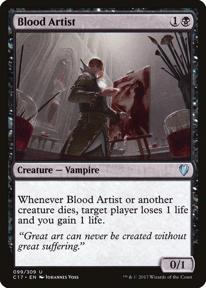 {C} Blood Artist [Commander 2017][C17 099]