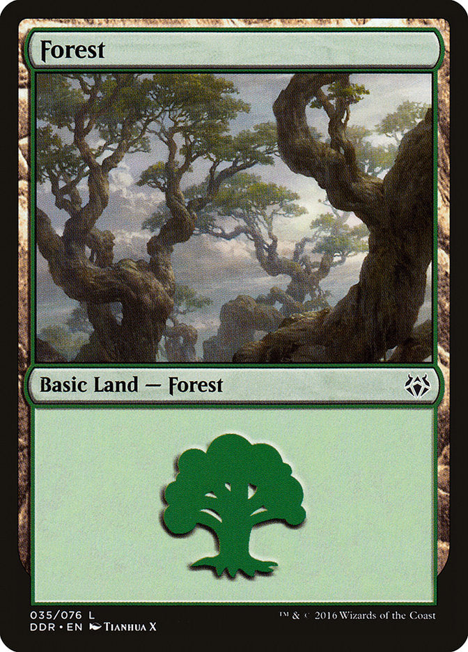 {B}[DDR 035] Forest (35) [Duel Decks: Nissa vs. Ob Nixilis]