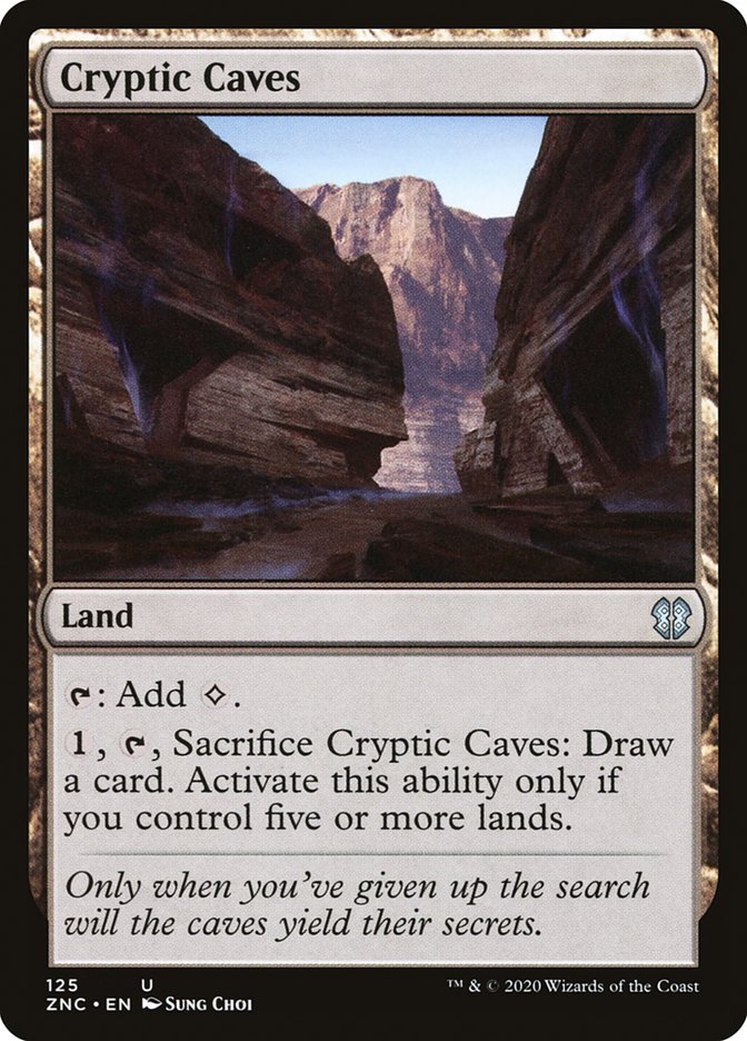 {C} Cryptic Caves [Zendikar Rising Commander][ZNC 125]