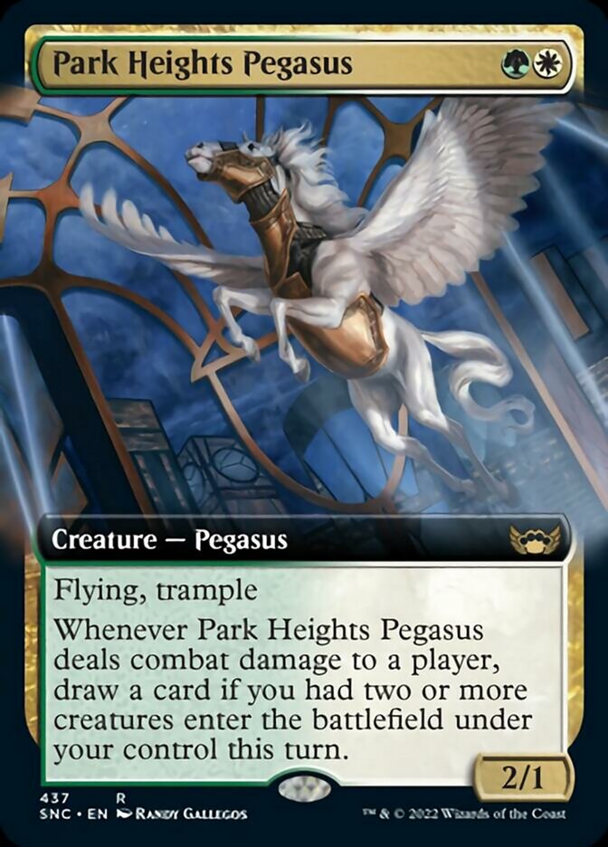{@R} Park Heights Pegasus (Extended Art) [Streets of New Capenna][SNC 437]