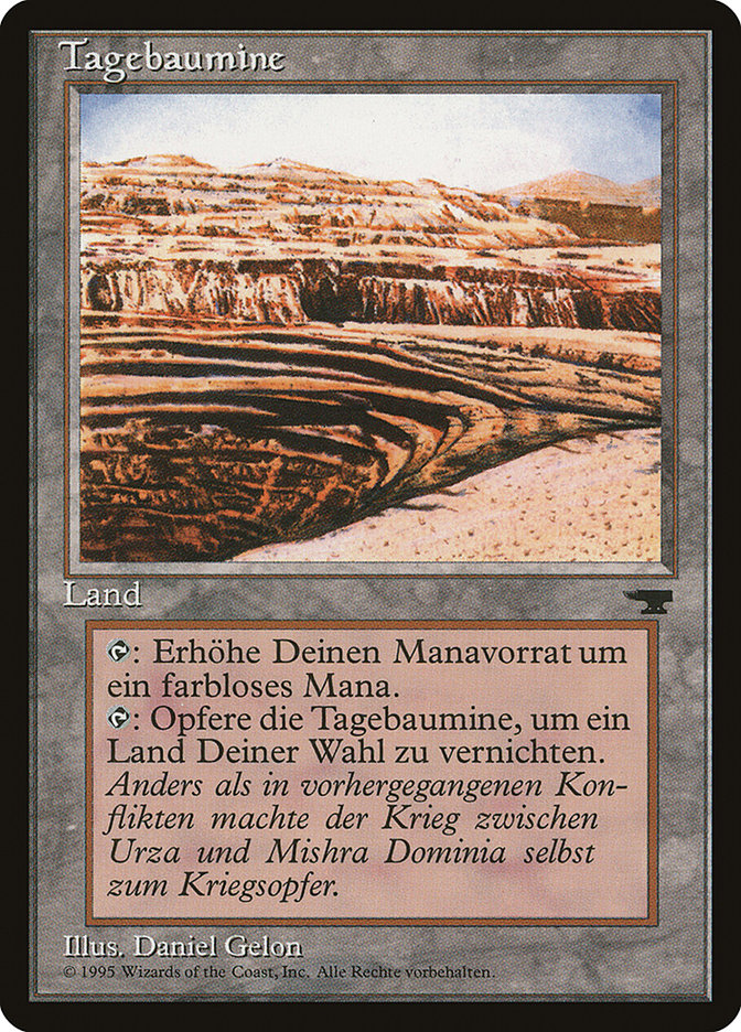 {C} Strip Mine (German) - "Tagebaumine" [Renaissance][REN 189]