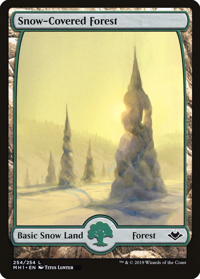 {B}[MH1 254] Snow-Covered Forest [Modern Horizons]