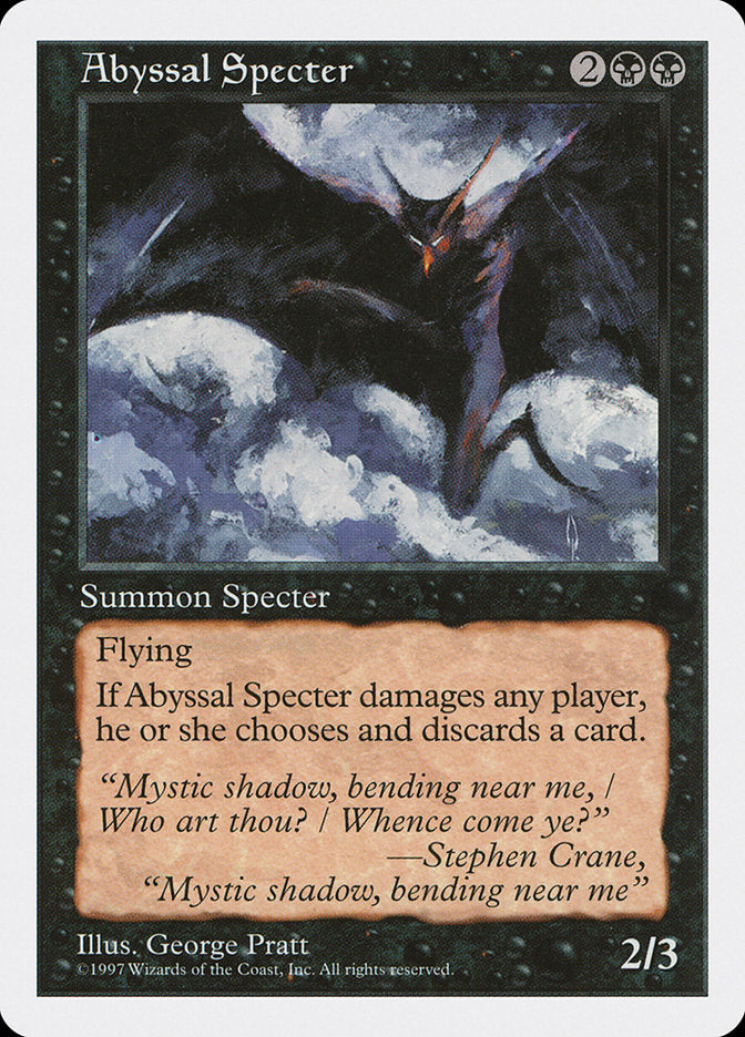 {C} Abyssal Specter [Fifth Edition][5ED 139]