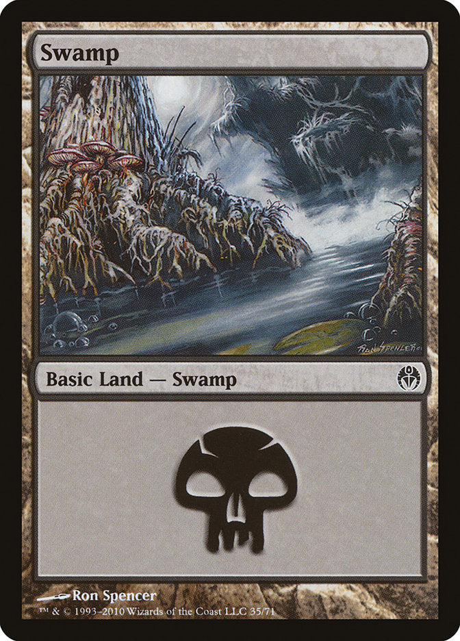 {B}[DDE 035] Swamp (35) [Duel Decks: Phyrexia vs. the Coalition]