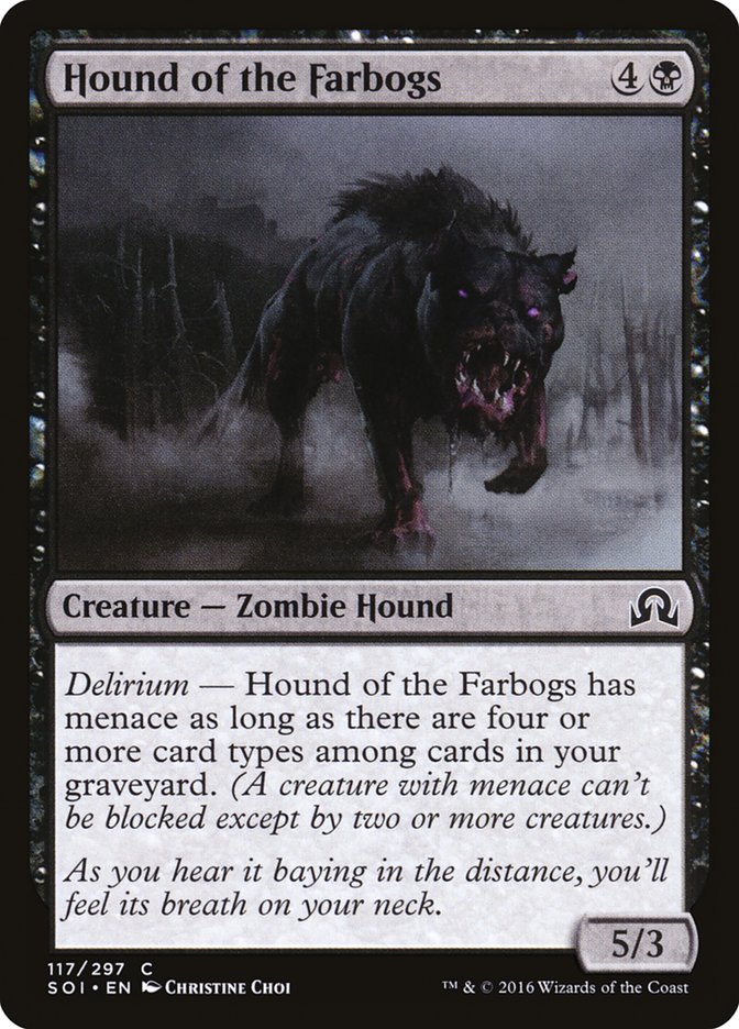 {C} Hound of the Farbogs [Shadows over Innistrad][SOI 117]