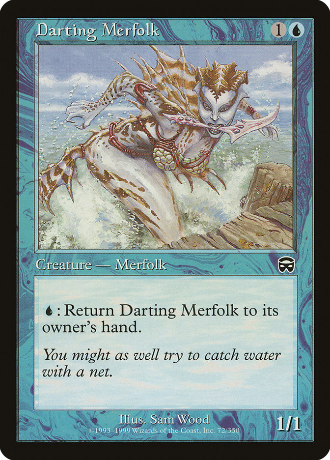 {C} Darting Merfolk [Mercadian Masques][MMQ 072]