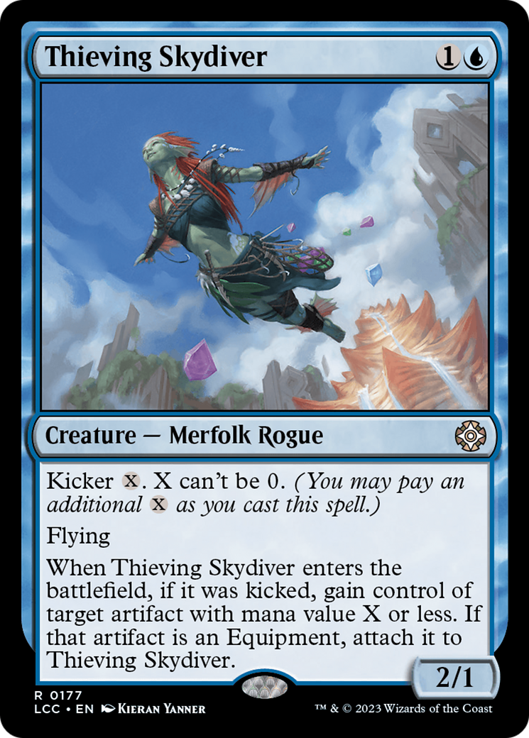 {@@LCC-R} Thieving Skydiver [The Lost Caverns of Ixalan Commander][LCC 177]