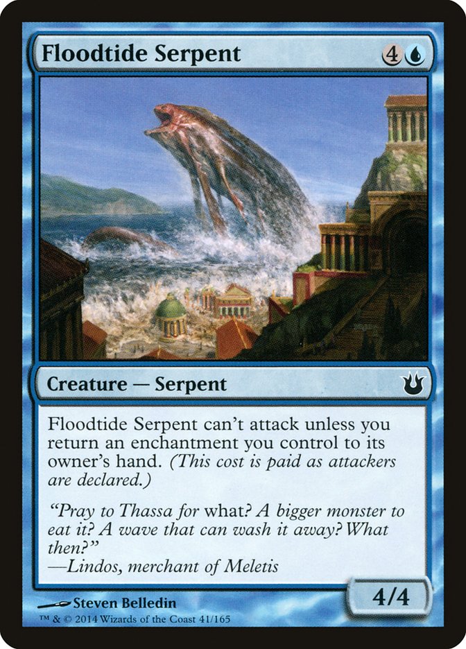 {C} Floodtide Serpent [Born of the Gods][BNG 041]