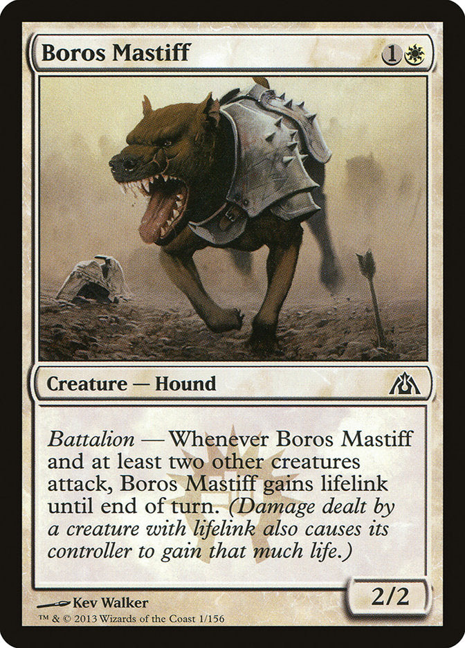 {C} Boros Mastiff [Dragon's Maze][DGM 001]