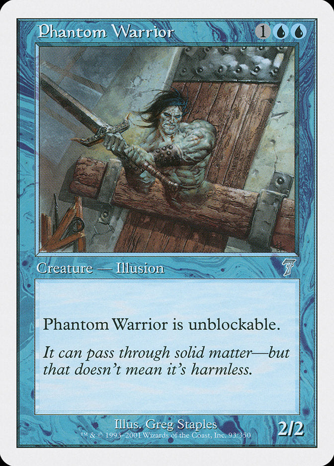 {C} Phantom Warrior [Seventh Edition][7ED 093]
