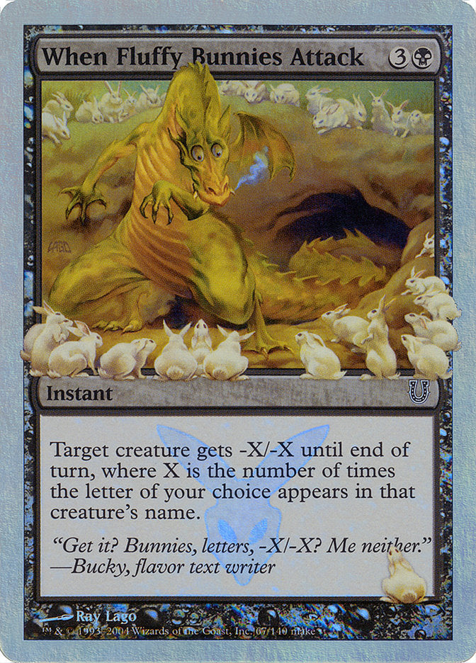 {C} When Fluffy Bunnies Attack (Alternate Foil) [Unhinged][AA UNH 067]