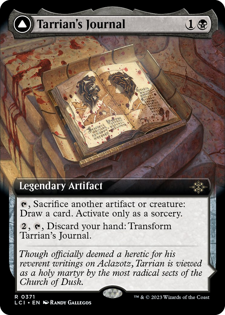 {@@LCI-R} Tarrian's Journal // The Tomb of Aclazotz (Extended Art) [The Lost Caverns of Ixalan][LCI 371]