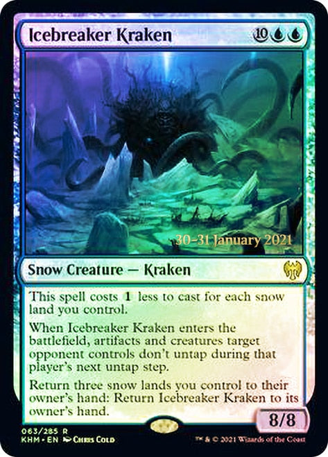 {R} Icebreaker Kraken [Kaldheim Prerelease Promos][PR KHM 063]