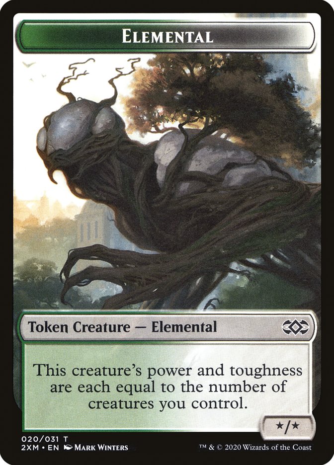 {T} Ape // Elemental Double-sided Token [Double Masters Tokens][T2XM 012]