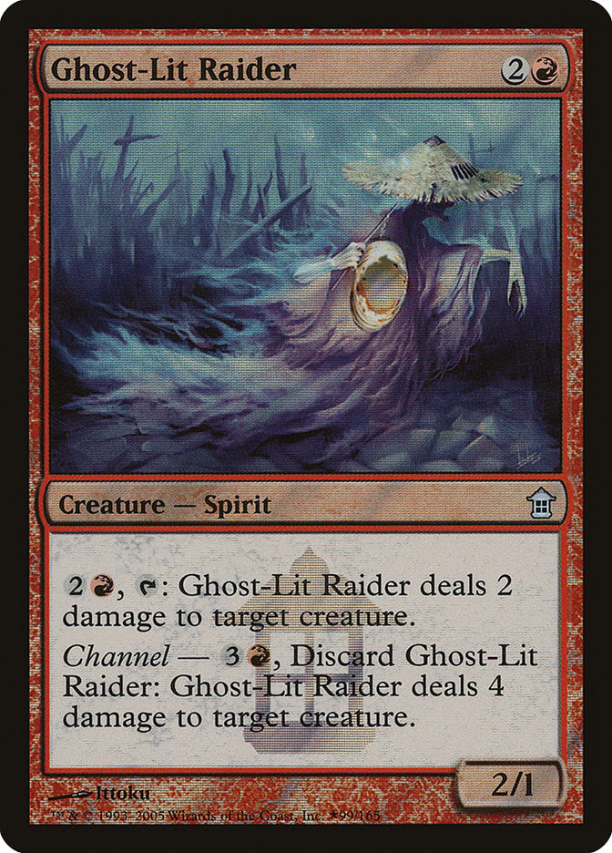 {C} Ghost-Lit Raider [Saviors of Kamigawa Promos][PA SOK 099]