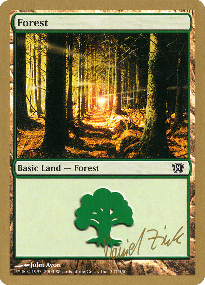 {B}[GB WC03 DZ347] Forest (dz347) (Daniel Zink) [World Championship Decks 2003]