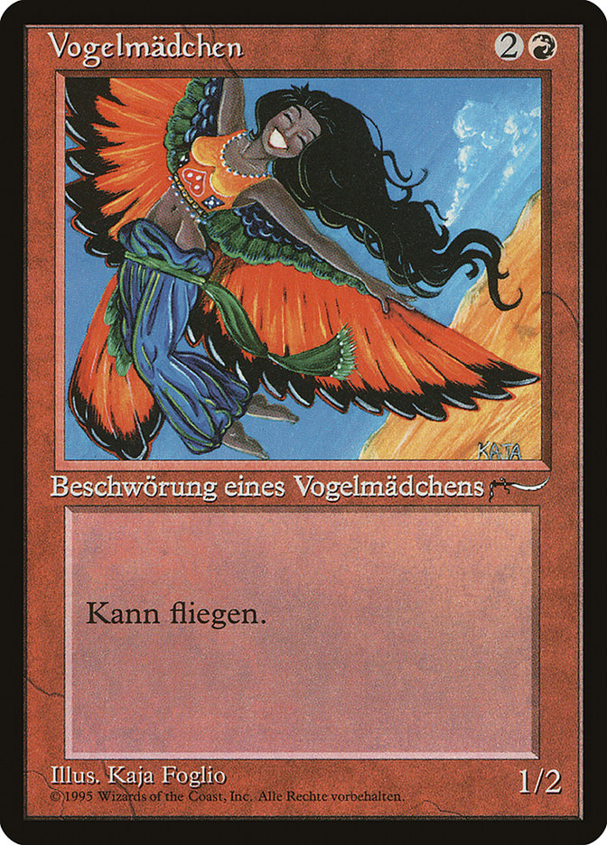 {C} Bird Maiden (German) - "Vogelmadchen" [Renaissance][REN 074]