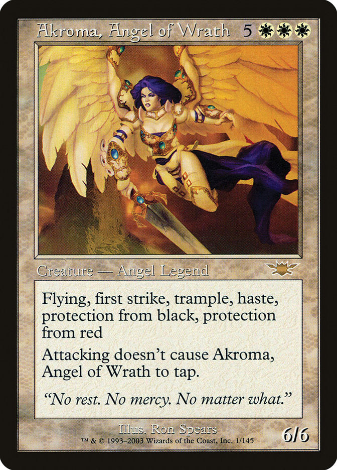 {R} Akroma, Angel of Wrath [Legions][LGN 001]