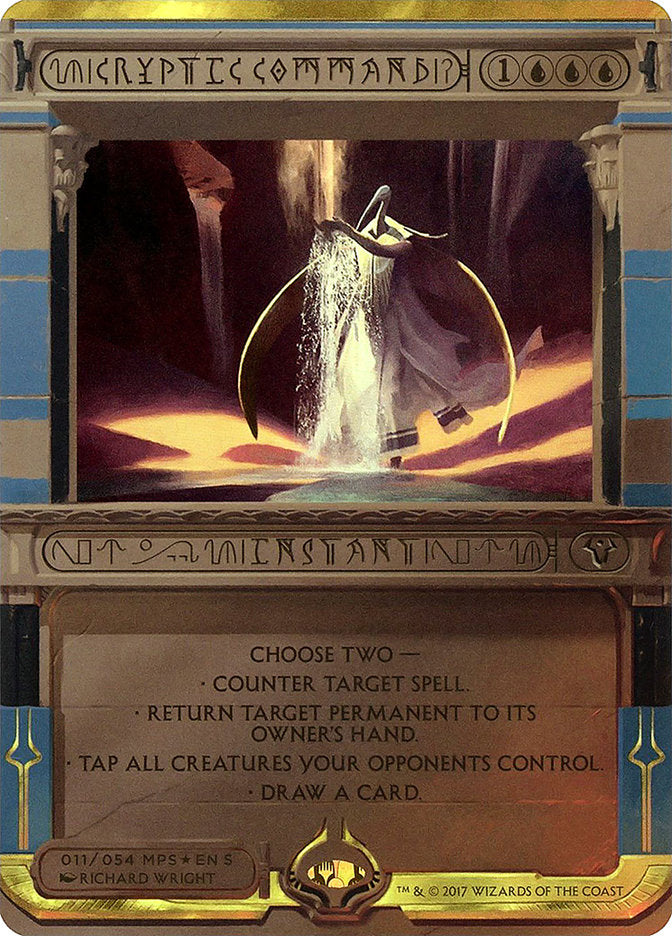 {R} Cryptic Command (Invocation) [Amonkhet Invocations][MP2 011]