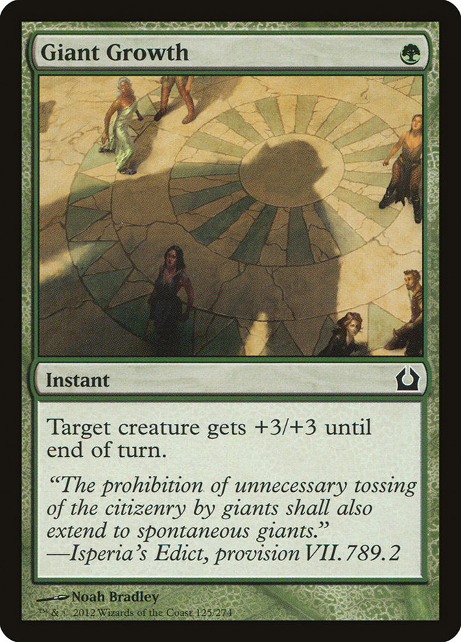 {C} Giant Growth [Return to Ravnica][RTR 125]