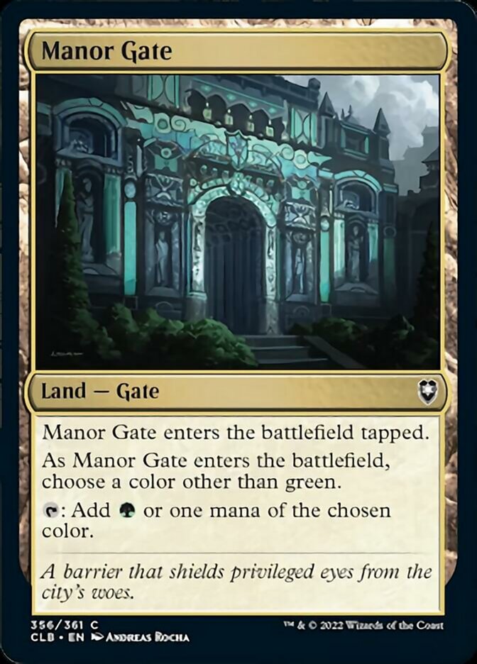 {C} Manor Gate [Commander Legends: Battle for Baldur's Gate][CLB 356]