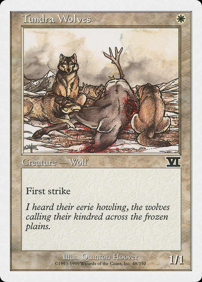{C} Tundra Wolves [Classic Sixth Edition][6ED 048]