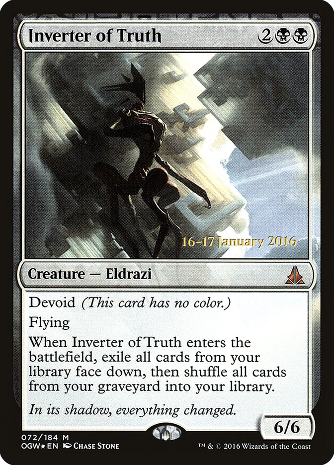 {R} Inverter of Truth [Oath of the Gatewatch Prerelease Promos][PR OGW 072]