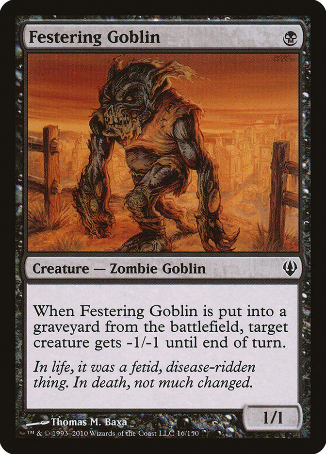 {C} Festering Goblin [Archenemy][ARC 016]