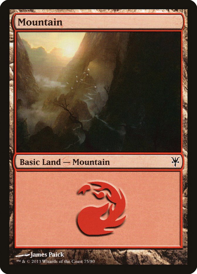 {B}[DDK 075] Mountain (75) [Duel Decks: Sorin vs. Tibalt]