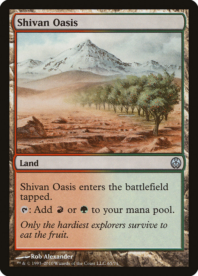 {C} Shivan Oasis [Duel Decks: Phyrexia vs. the Coalition][DDE 065]