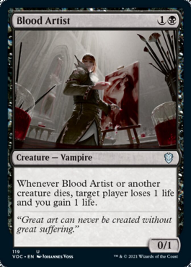 {C} Blood Artist [Innistrad: Crimson Vow Commander][VOC 119]