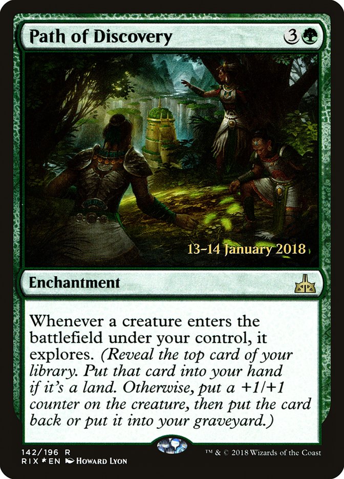 {R} Path of Discovery [Rivals of Ixalan Prerelease Promos][PR RIX 142]