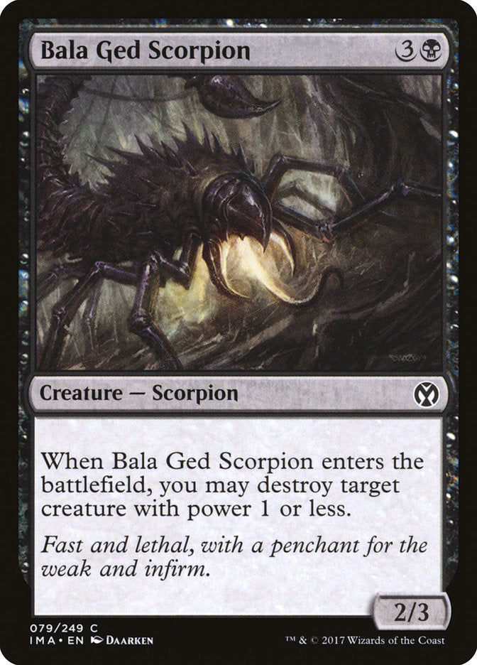 {C} Bala Ged Scorpion [Iconic Masters][IMA 079]