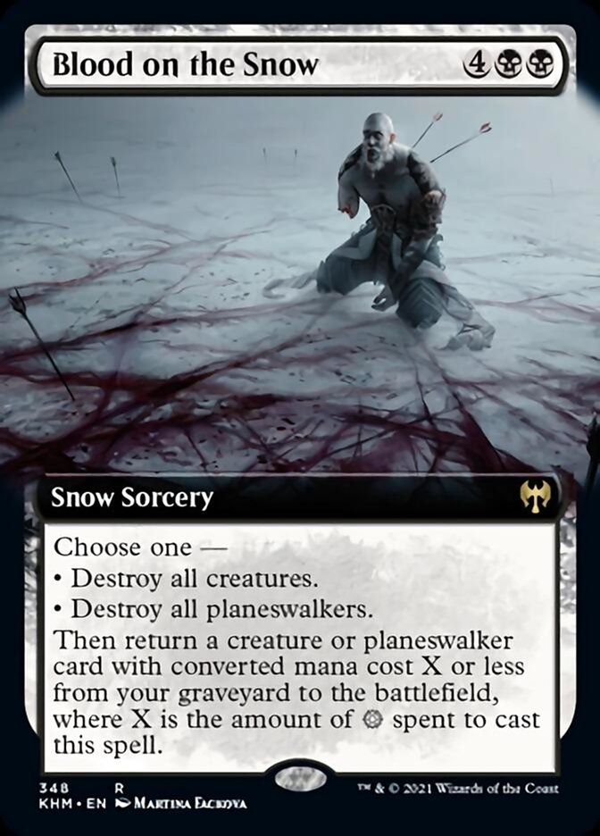 {R} Blood on the Snow (Extended Art) [Kaldheim][KHM 348]