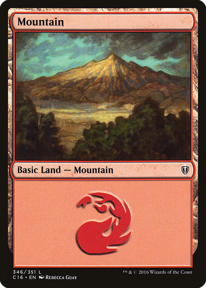 {B}[C16 346] Mountain (346) [Commander 2016]