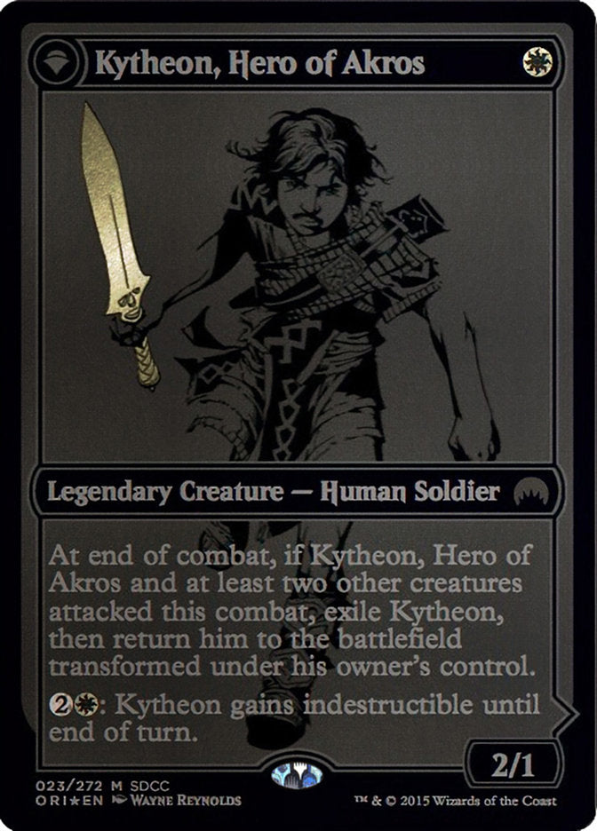 {R} Kytheon, Hero of Akros // Gideon, Battle-Forged [San Diego Comic-Con 2015][PA SD15 023]