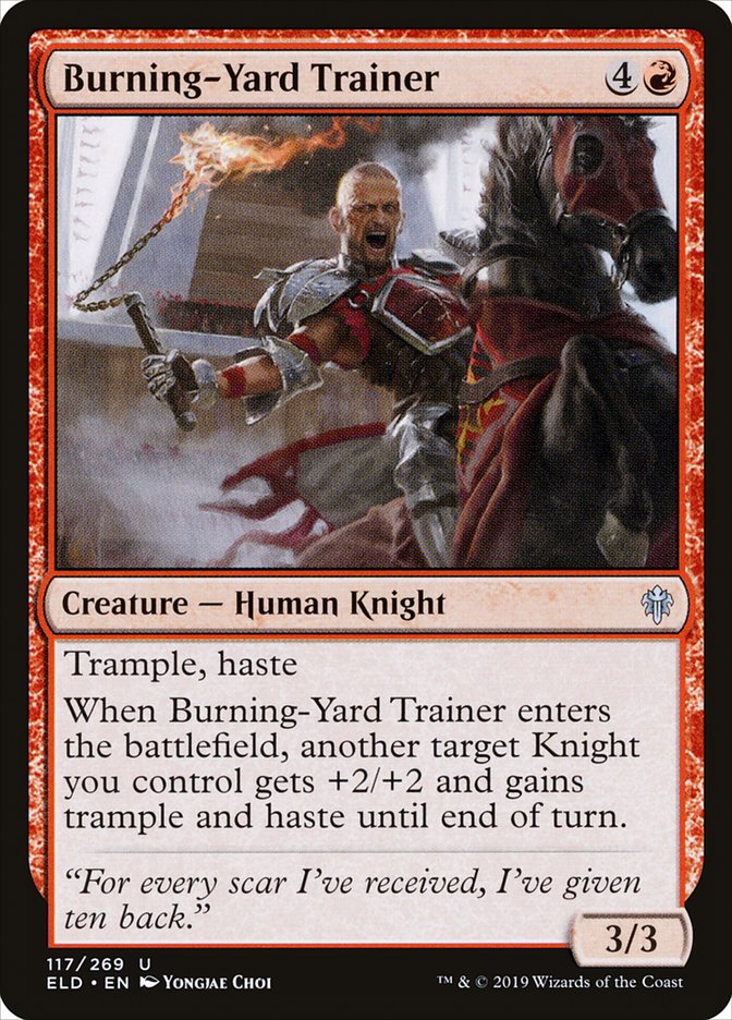{C} Burning-Yard Trainer [Throne of Eldraine][ELD 117]