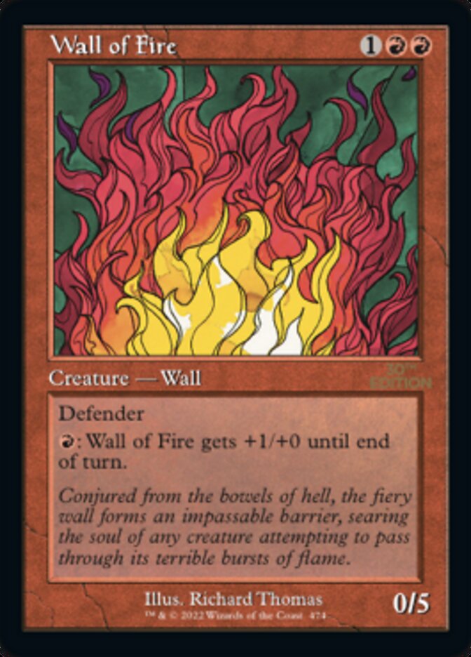 {C} Wall of Fire (Retro) [30th Anniversary Edition][30A 474]