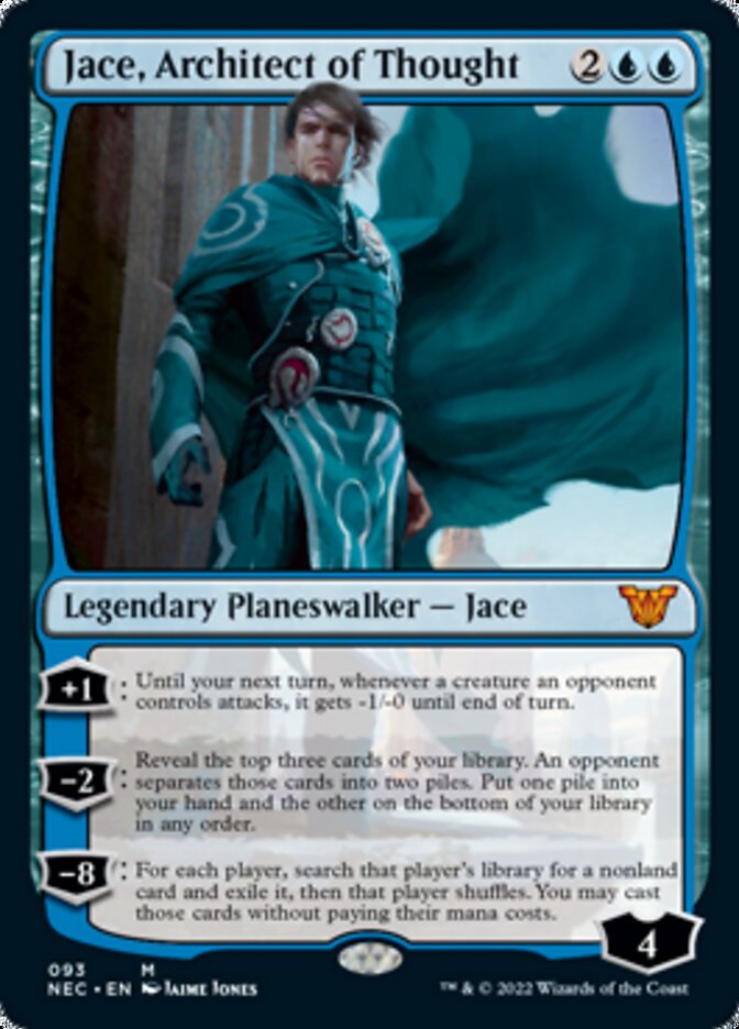 {R} Jace, Architect of Thought [Kamigawa: Neon Dynasty Commander][NEC 093]
