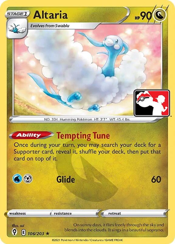 <PR> Altaria (106/203) [Prize Pack Series One]