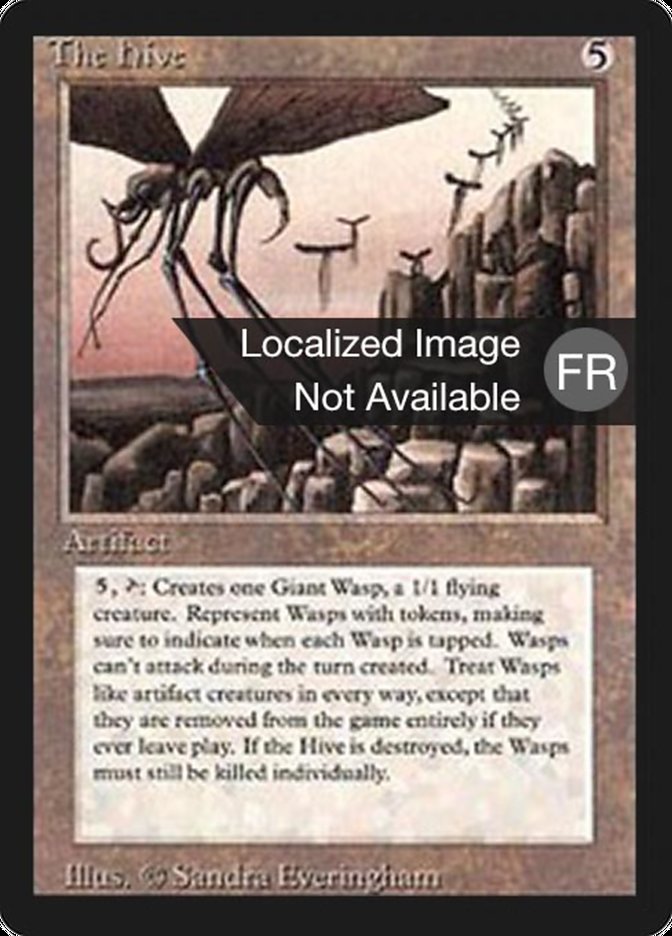 {F} The Hive [Foreign Black Border][FBB 3ED 277]