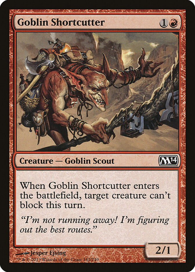 {C} Goblin Shortcutter [Magic 2014][M14 142]